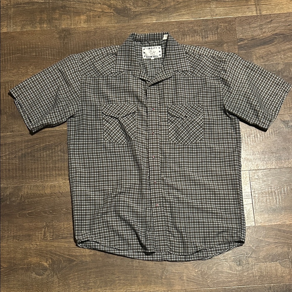 Tailor Vintage Black and White Checkered Shirt